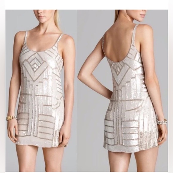 Stunning Parker sequin and beaded dress - Picture 3 of 10